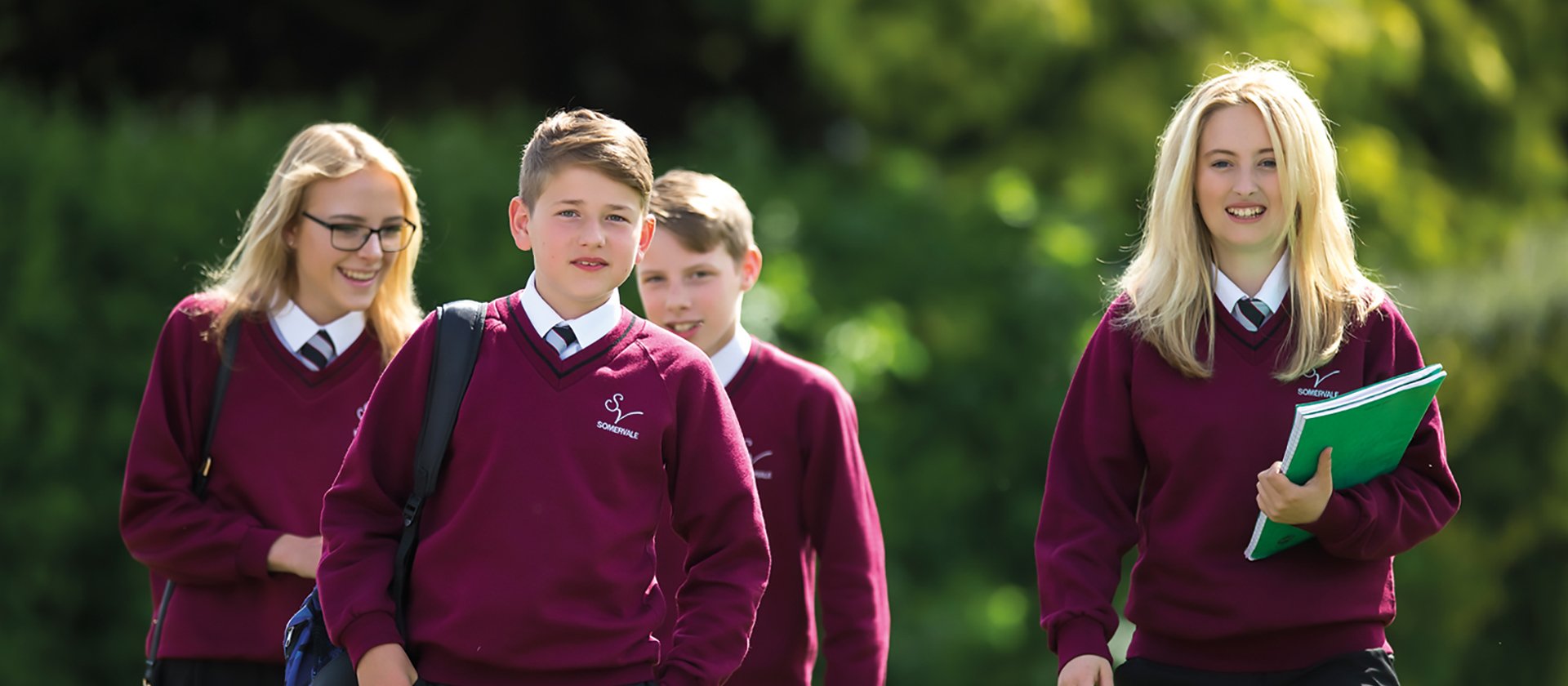 Somervale - students walking