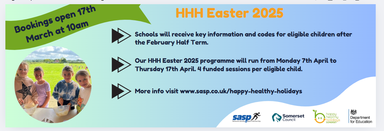 Happy Healthy Holidays Easter 2025 HAF Programme