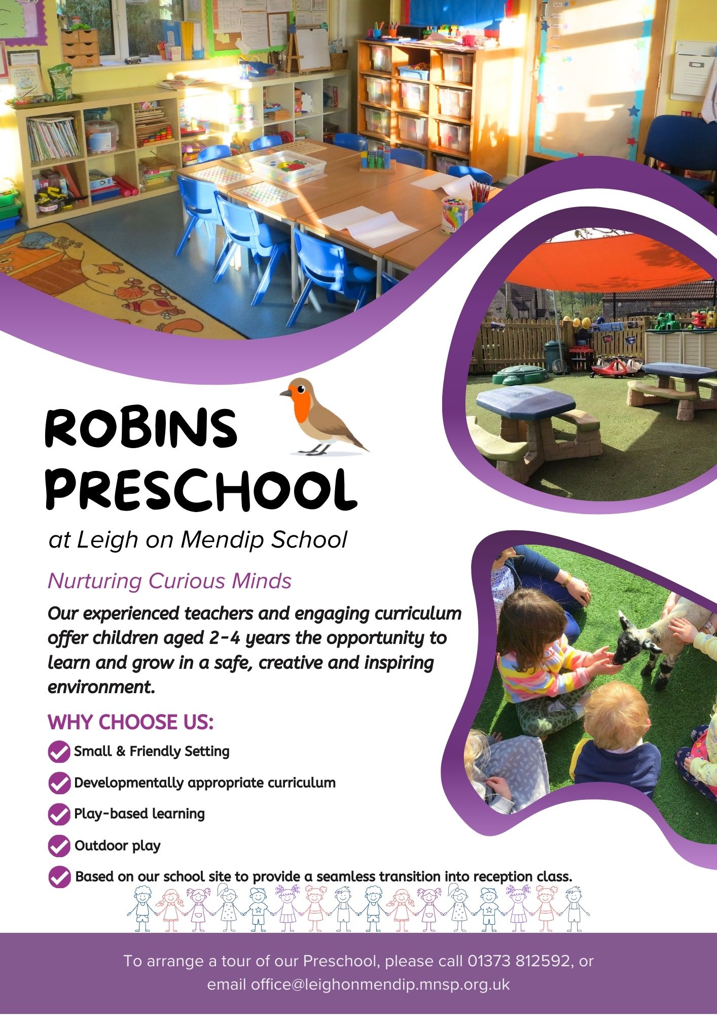 Our excellent on-site preschool